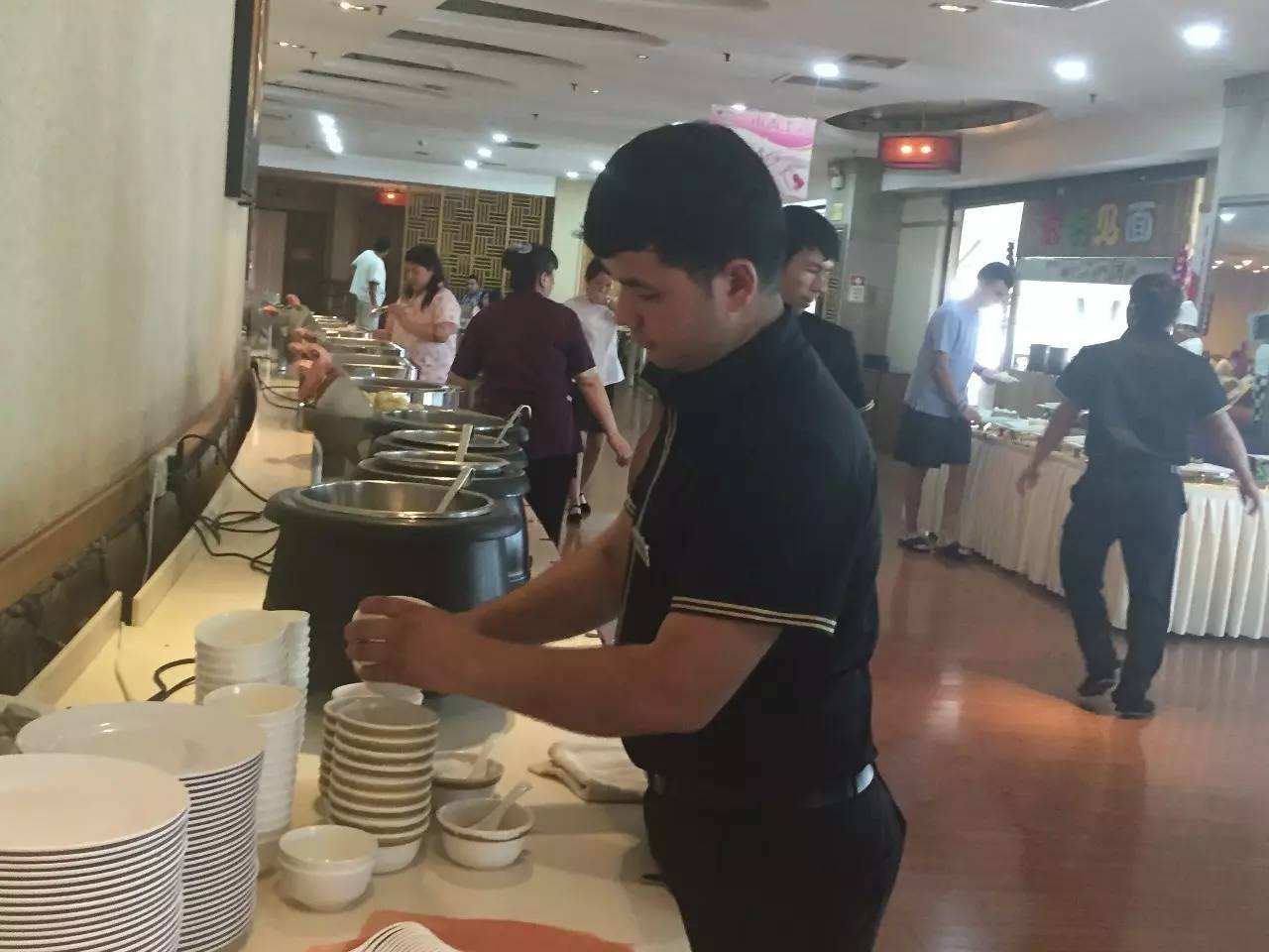 阿布都热合曼·买买提明在工作中